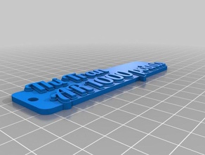 thi tran Schlüsselanhänger angepasst 3d print model - Mito3D