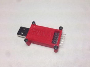 usb serial module case cp2102 breakout other 3d print model - Mito3D