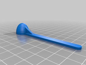 small scoop long handle 3d printing 3d print model - Mito3D