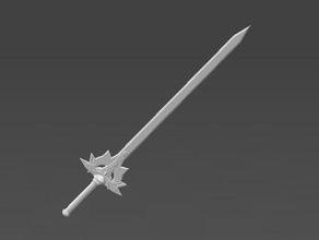 armageddon custom sword props kirito link master 3d print model - Mito3D