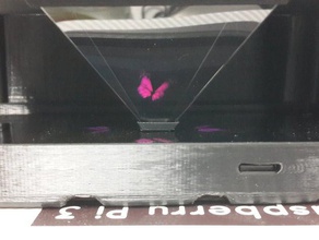 hologram stand samsung s2 version 2 interactive art 3d print model - Mito3D