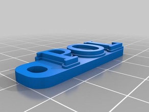 pol keychains customized 3d print model - Mito3D