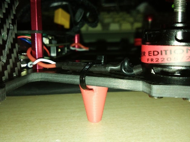 drone patas tornillo brida toys games emax lisam ls210 zmr250 3D print model - Mito3D