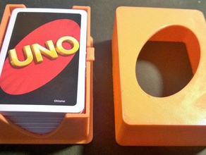 uno scatola di carta mazzo titolare kartenschachtel giocattolo gioco accessori carte 3d print model - Mito3D