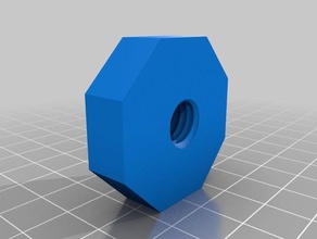 tuerca rígido de la batería tiro vac partes ridgid tienda vacío 3d print model - Mito3D