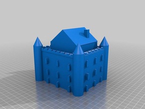 impressionante castello 3d stampa 3d print model - Mito3D