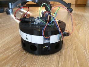 robot móvil la robótica el controlador infrarrojos sensor de servo motor 3d print model - Mito3D
