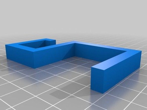 my customized simple shelf hook household 3d print model - Mito3D