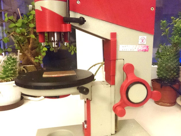 drill press old microscope base machine tools mini psb 3D print model - Mito3D