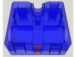 ultimaker 2 mejorado el control deslizante bloque 3d de la impresora partes 3d print model - Mito3D