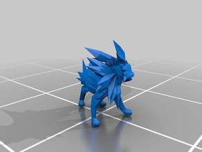 jolteon 3d de l'impression pokemon 3d print model - Mito3D