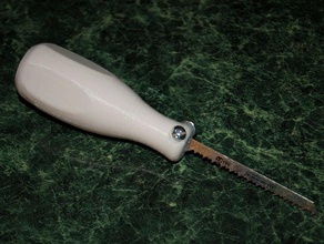 t-mango de la cuchilla mango herramientas tallado calabaza 3d print model - Mito3D