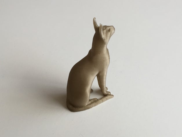egípcio gato esculturas 3D print model - Mito3D