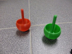Kreisel, ball-Punkt-toupie ronde bille - Spielzeug Spiele spinning tops spinning-Spielzeug Spinnrad 3d print model - Mito3D