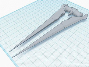 halo energy sword props 2 3 odst 4 5 reach lifesize sized 3d print model - Mito3D