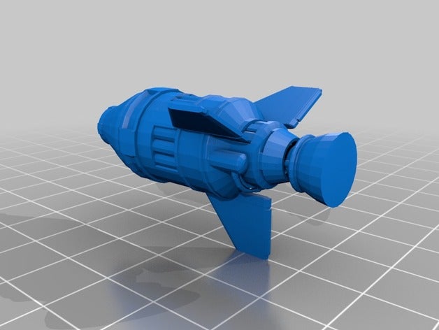 kerbal space program small rocket video games 3D print model - Mito3D