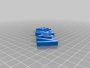 violette organization customized 3d print model - Mito3D