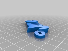 james Schlüsselanhänger angepasst 3d print model - Mito3D