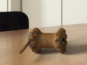 bande de caoutchouc jouet tracteur mécanique les jouets 3d print model - Mito3D