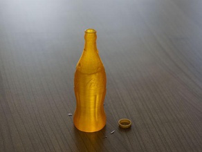 coke bottle cap household cola prop 3d print model - Mito3D