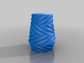 vase1 matematik sanat özelleştirilmiş 3d print model - Mito3D