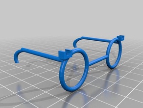 lunettes de 3mm led trous 3d l'impression 3d print model - Mito3D
