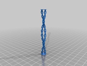 artistic column 61 double helix test 3d print model - Mito3D