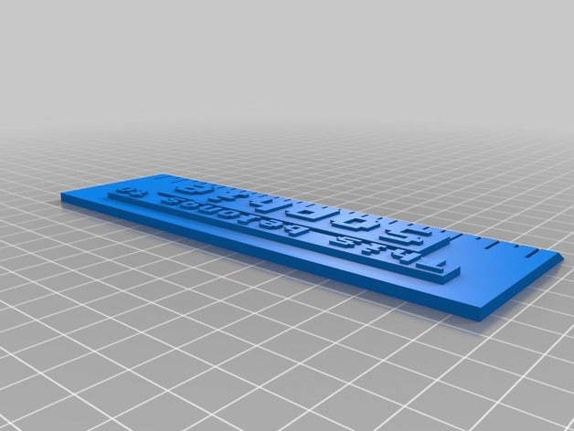sophies ruler math 3D print model - Mito3D