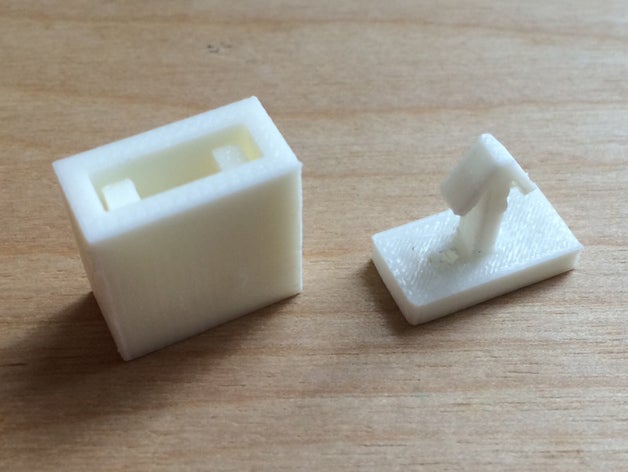 fastener clip draft 01 tools 3D print model - Mito3D