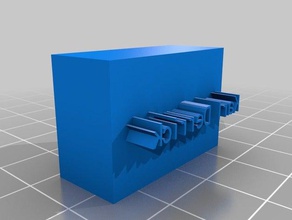 karl rectangle des signes les logos personnalisé 3d print model - Mito3D
