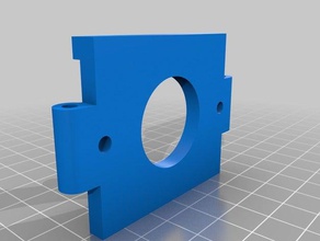 robo3d r1 gregs wade piastra dell'adattatore la stampante parti estrusore mike kelly 3d print model - Mito3D