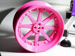 wheel rim hobby 3d print model - Mito3D