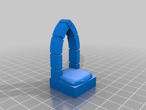 1 openforge compatible arch door buildings structures 3d print model - Mito3D