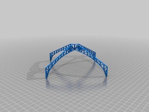 main trusses pea cage buildings structures exeter 3d print model - Mito3D
