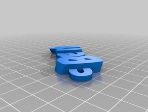 brent keychains customized 3d print model - Mito3D