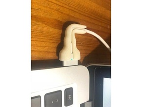 macbook câble d'alimentation protecteur ordinateur 3d print model - Mito3D