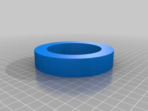 espaçador cilíndrico de filamentos abóbada 1 38 od rod partes personalizado 3d print model - Mito3D