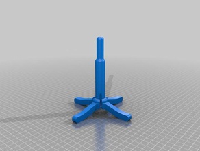 flute stand music musical instrument 3d print model - Mito3D