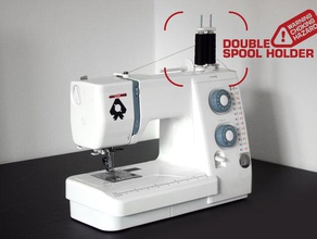 janome duplo spool adaptador partes diy de costura a máquina thread 3d print model - Mito3D