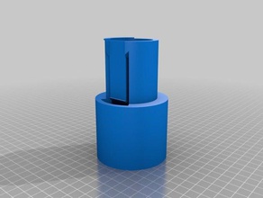 spool-Halter cubicon single 3d Drucker Zubehör 3d print model - Mito3D