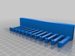 cremalheira de fio bandeja cabo organização 3d print model - Mito3D