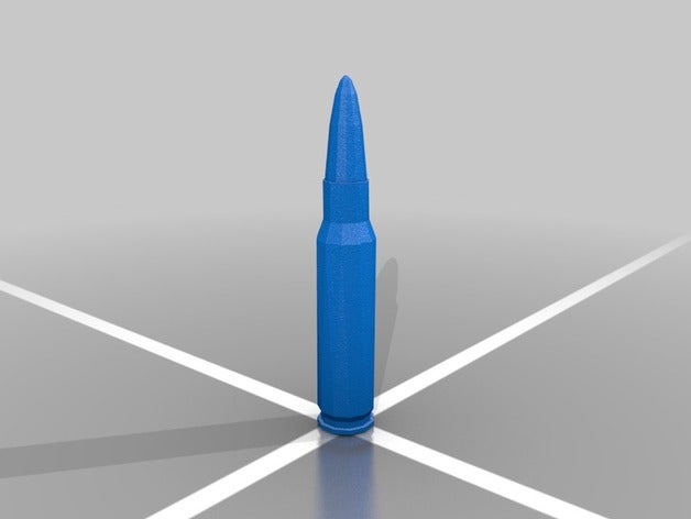 308 winchester 1951 762 51 mm nato bullet replica 3d printing 3D print model - Mito3D