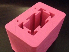 maison de l'imprimante 3d rail bloc les imprimantes porte-documents briefcasebot reprap 3d print model - Mito3D