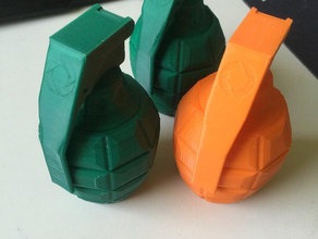 manichino granata granate airsoft paintball giocattolo gioco accessori 3d print model - Mito3D