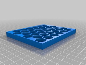 el hexágono de la cuadrícula adaptación otros 3d print model - Mito3D