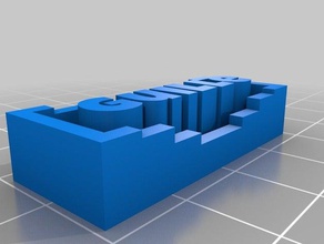 guille adı öğrenme özelleştirilmiş 3d print model - Mito3D