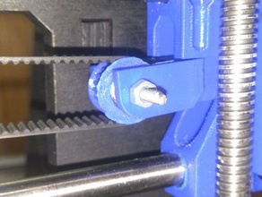 x-axis prusa i3 623 pulley 3d printer parts rework axis 3d print model - Mito3D