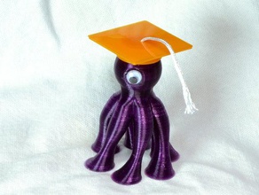 octozombie de pós-graduação criaturas diploma a graduação escola 3d print model - Mito3D