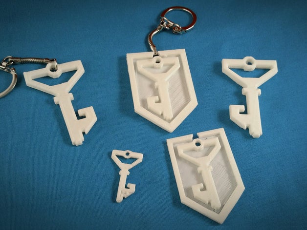 ingress-Widerstand-Schild-Taste Schlüsselanhänger Charme logo Anhänger stellen 3D print model - Mito3D