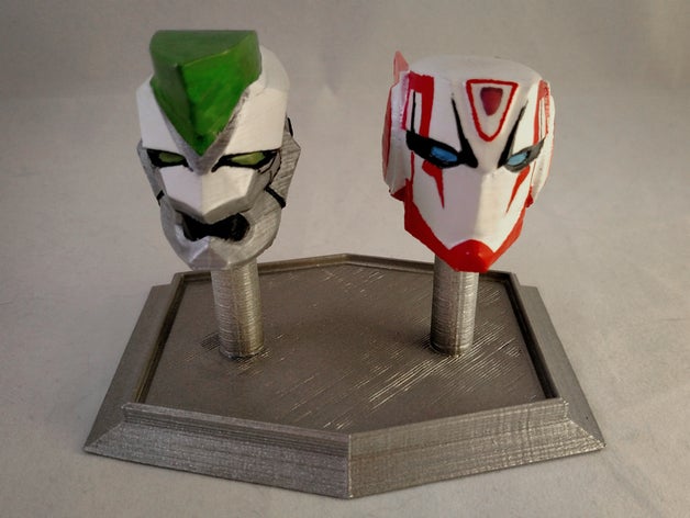 tiger bunny helmets props anime display stand hero heroes manga super 3D print model - Mito3D